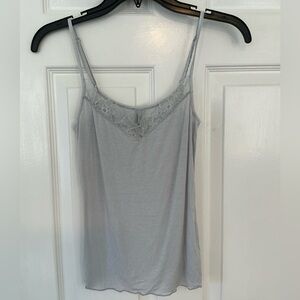 SKIMS Sheer Modal Lace Cami | Mist | Size S